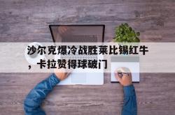 亚博体育线上-沙尔克爆冷战胜莱比锡红牛，卡拉赞得球破门